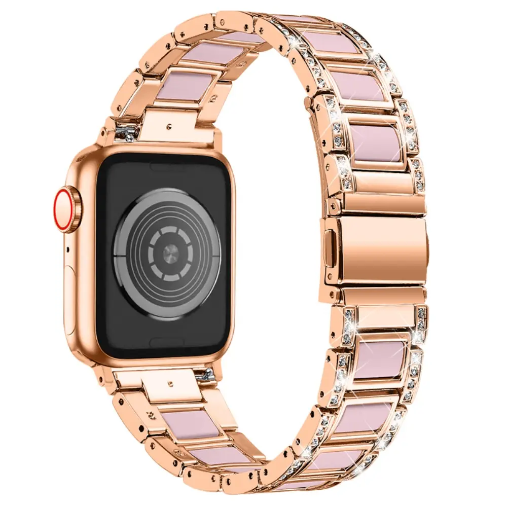 Diamond Bracelet Apple Watch Series 11 42mm Rosegold Rose