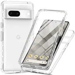 Google Pixel 7 Mobilcover Full Protection, Gennemsigtig