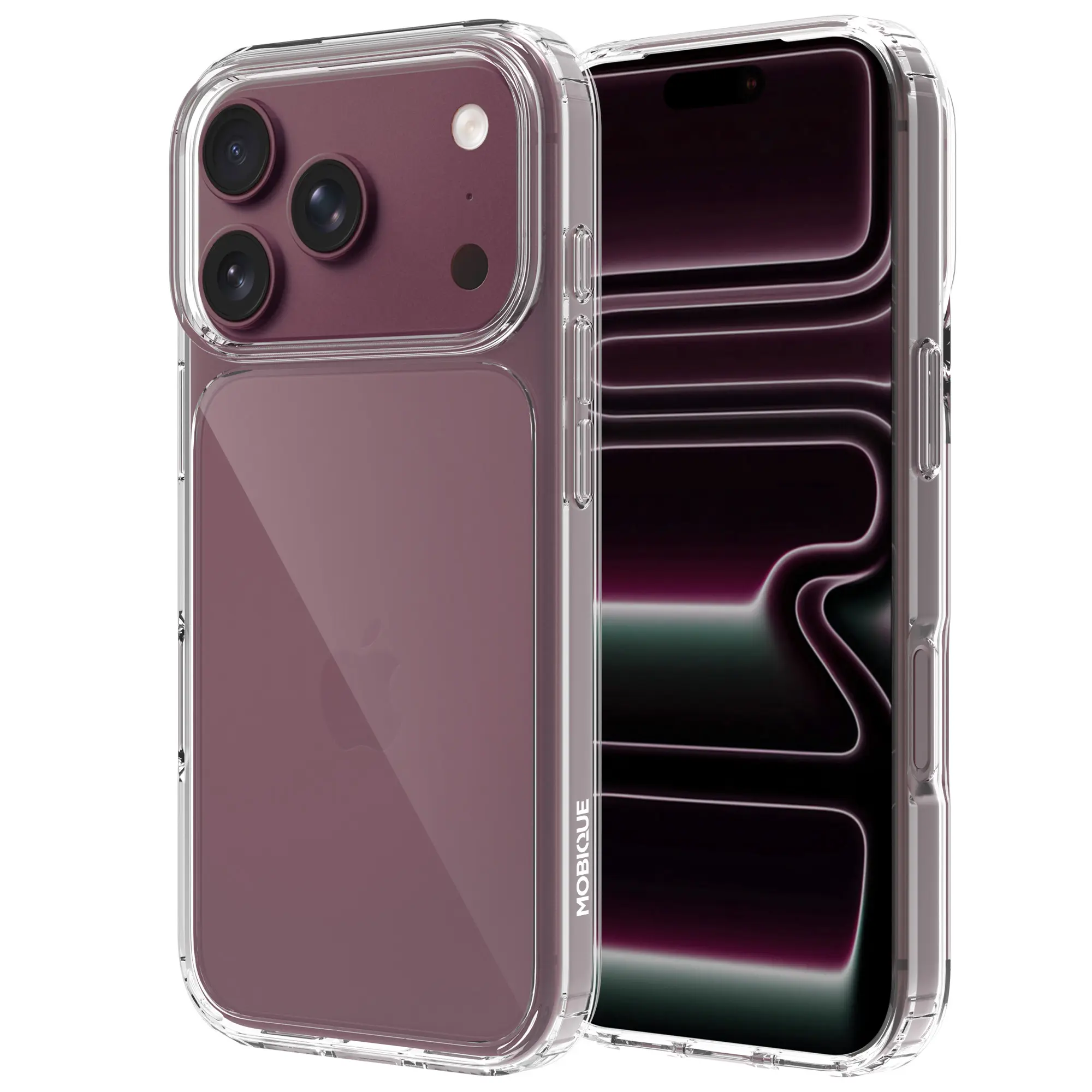 Hybridskal iPhone 18 Pro Max Genomskinlig