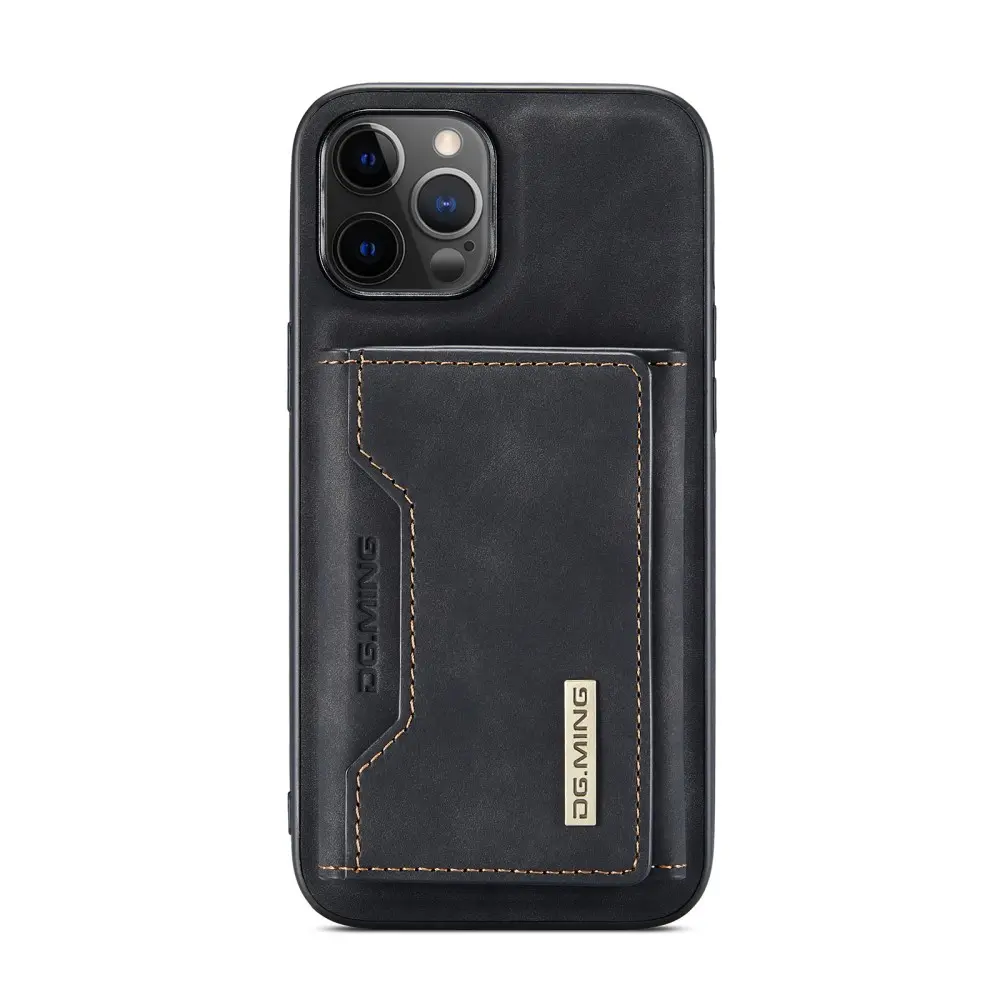 Magnetic Card Slot Case iPhone 12/iPhone 12 Pro Svart