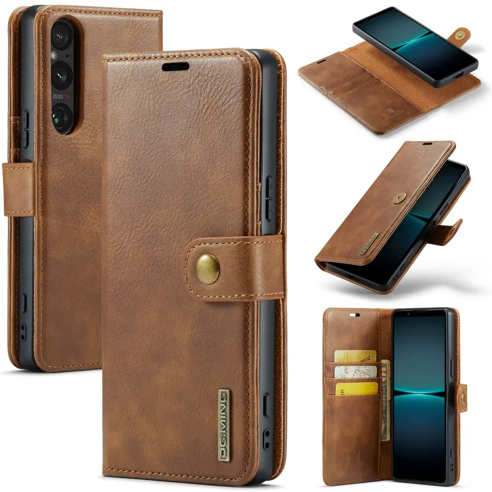 Magnet Wallet Sony Xperia 1 VII Cognac
