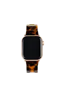 Apple Watch Series 8 45mm Lyxigt Resinarmband, Tortoise