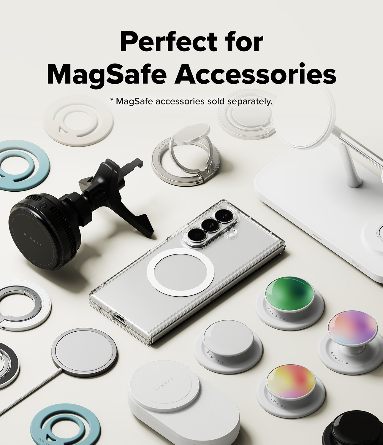 Fusion Magnetic Case Samsung Galaxy Z Fold 8 Ultra Clear