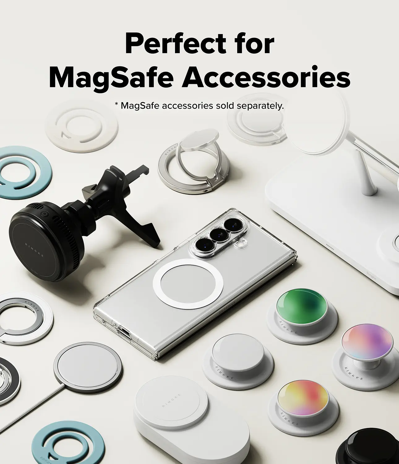 Fusion Magnetic Case Samsung Galaxy Z Fold 8 Ultra Clear