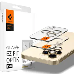 iPhone 14 Pro EZ Fit linsebeskytter (2-pak), Guld