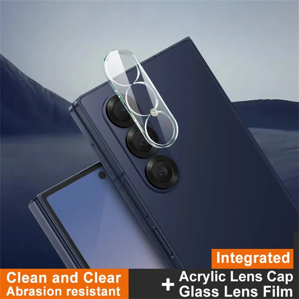 Härdat Glas 0.2mm Linsskydd Samsung Galaxy Z Fold 7 Genomskinlig