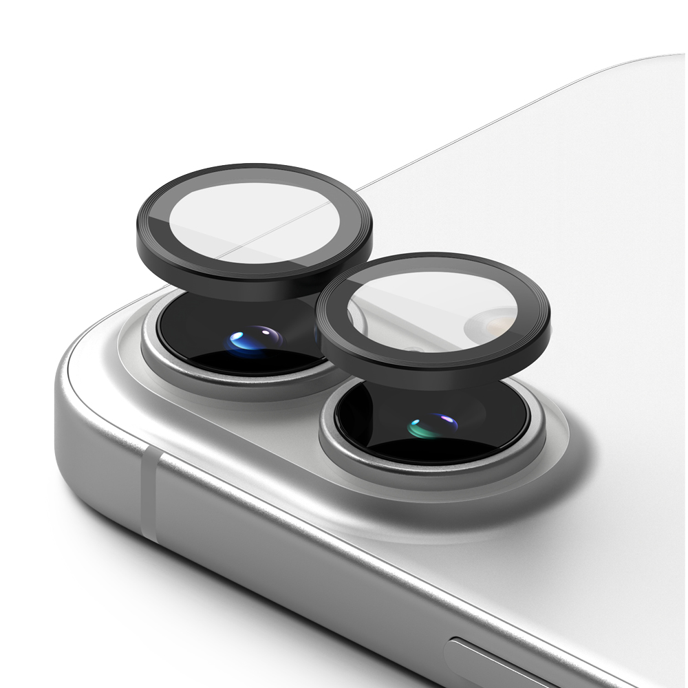 Ringke Camera Lens Frame Glass (2-pack) iPhone 16 Black