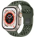Silikonearmbånd Sport Apple Watch Ultra 49mm 3rd Gen Mørkegrøn