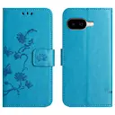 Læderetui Sommerfugle Google Pixel 10a Blå