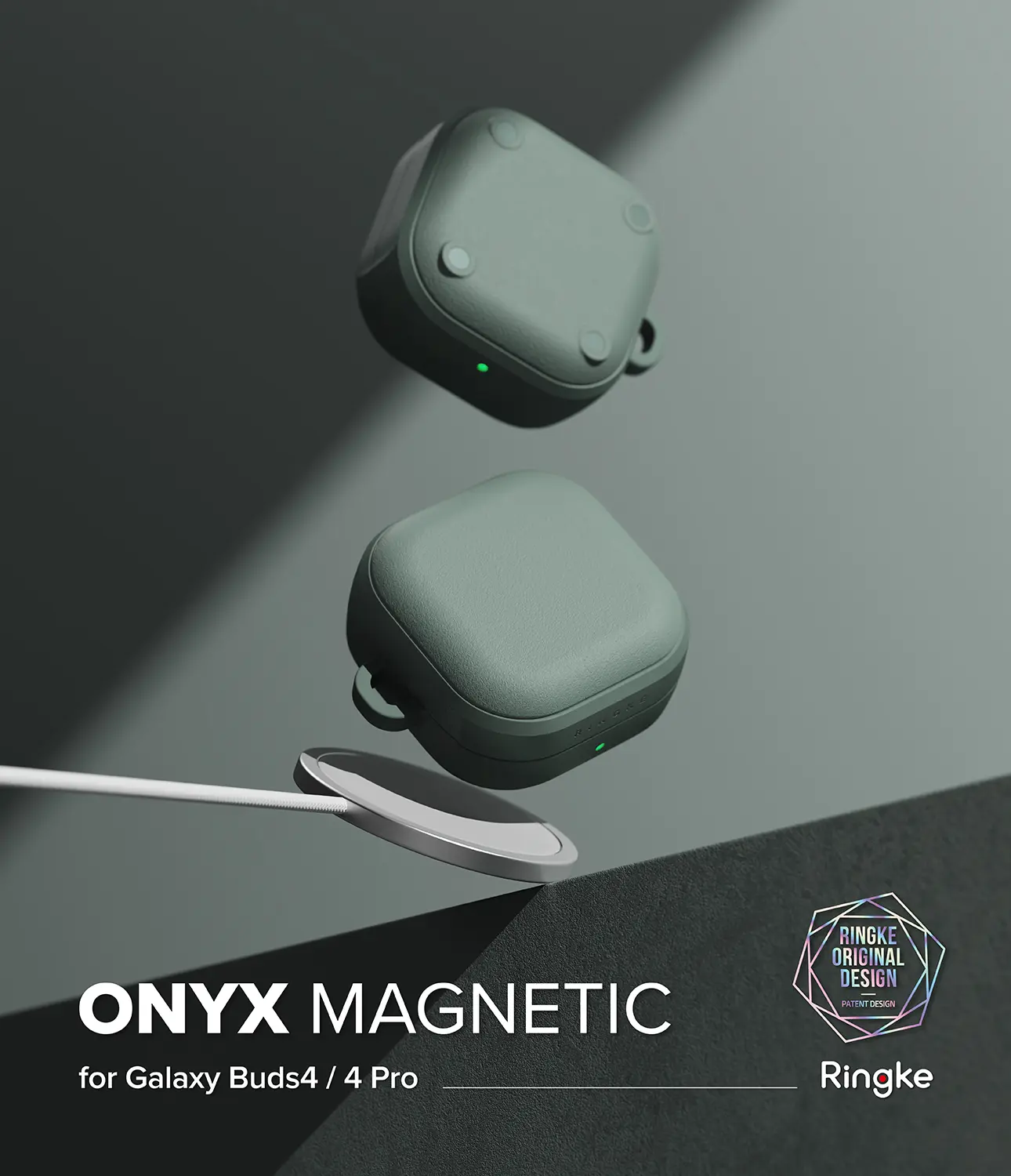 Onyx Magnetic Case Samsung Galaxy Buds 4 Pro Sage Green