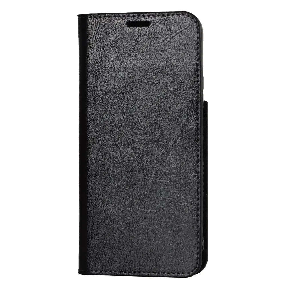 Mobilfodral Äkta Läder Samsung Galaxy S22 Plus Svart