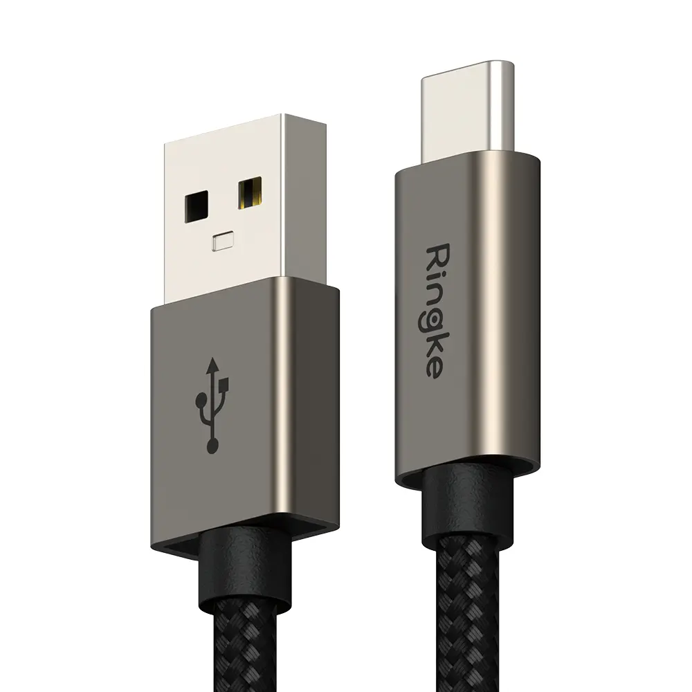 Fast Charging Basic Kabel USB-A -> USB-C 1m sort