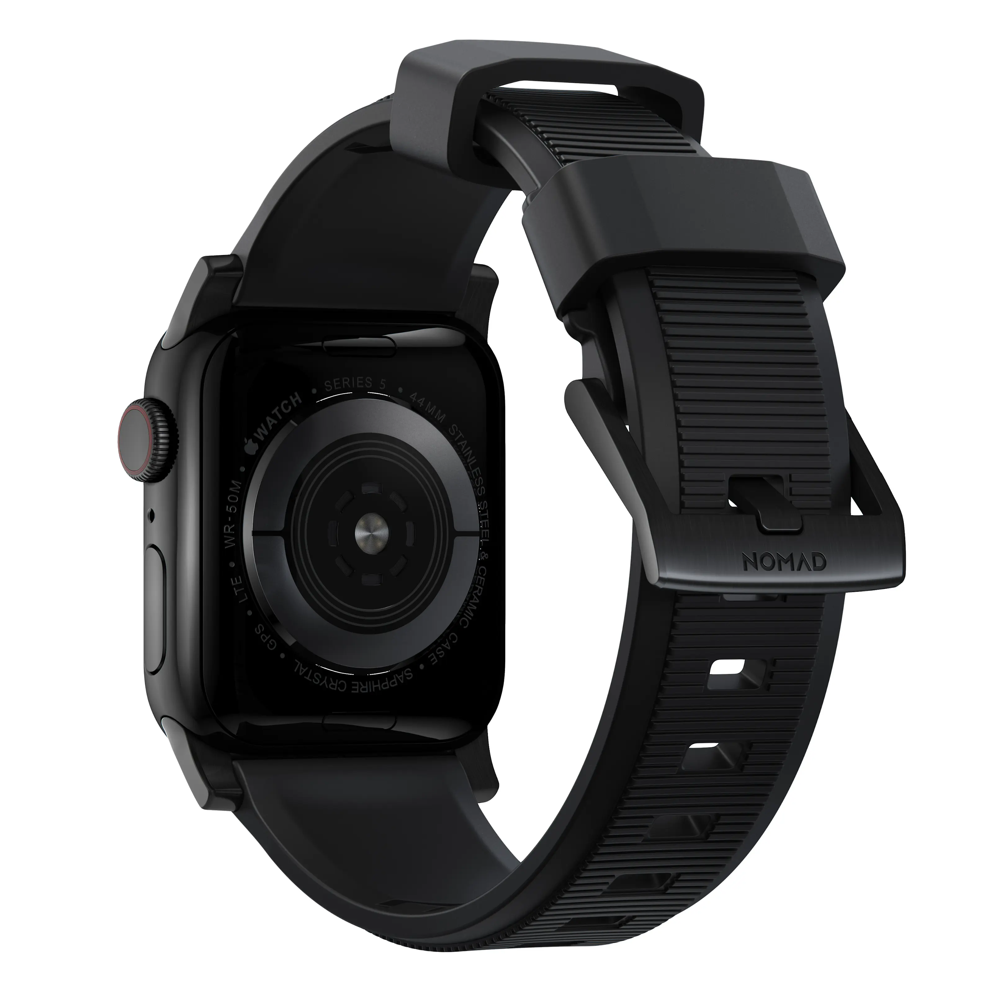 Apple Watch Ultra 49mm 3rd Gen Rugged Band Black (Black Hardware)
