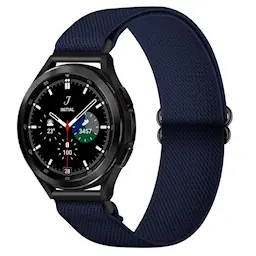 Elastinen Nailonranneke Samsung Galaxy Watch 5 Pro 45mm Sininen