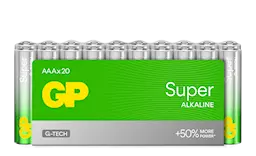 Super Alkaline AAA-batteri 24A/LR03 (20-pak)