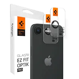 iPhone 17e EZ Fit linsebeskytter (2-pak), Sort