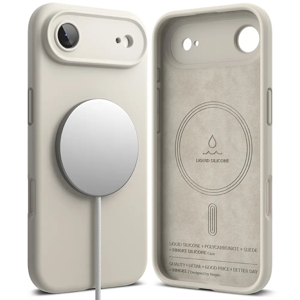 Silicone Magnetic Case iPhone Air Stone