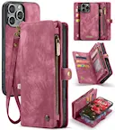 Multi-slot Mobiltaske iPhone 16 Pro Rød