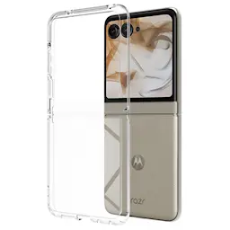 Hybridcover Motorola Razr 50 Gennemsigtig