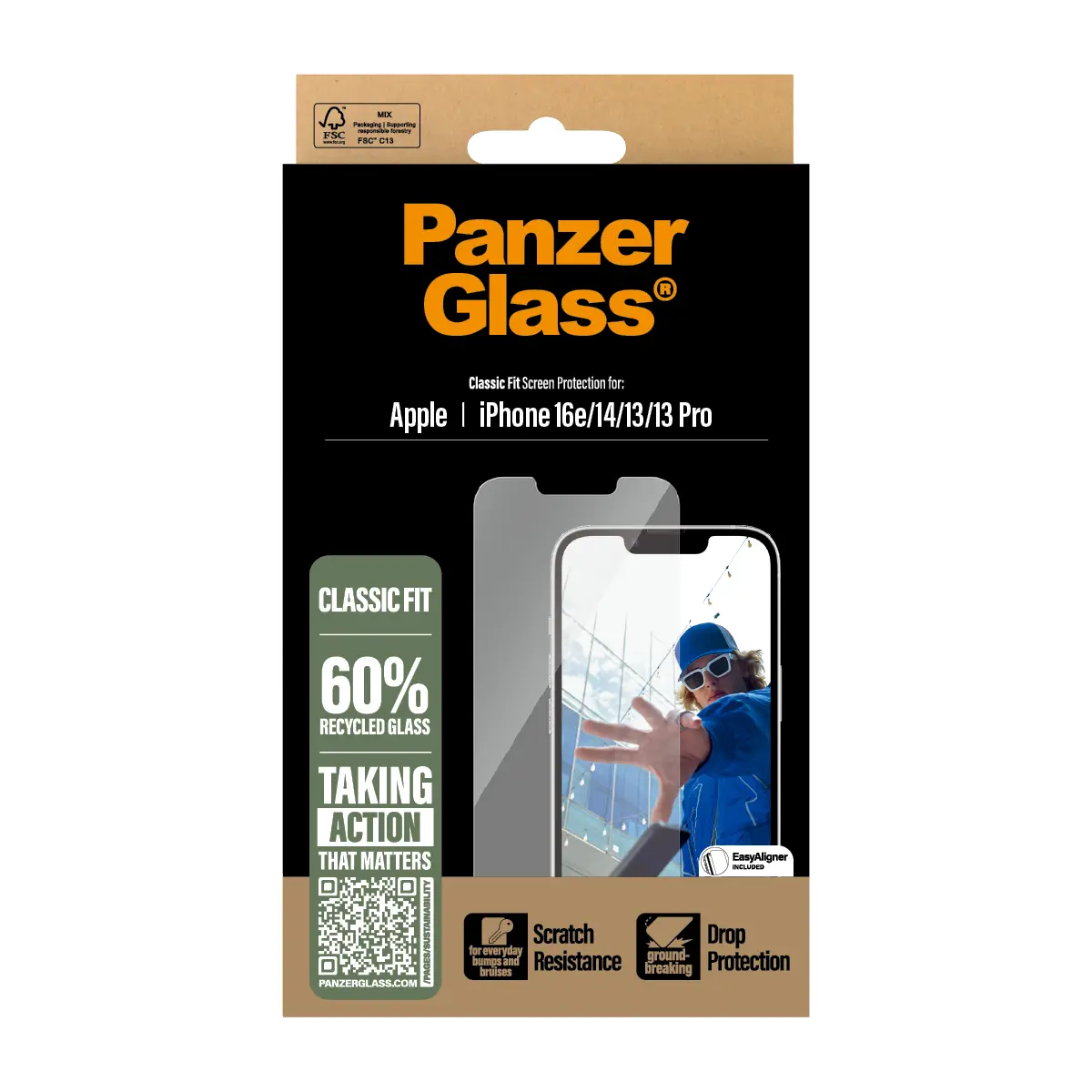 iPhone 17e Screen Protector (with EasyAligner) Classic Fit