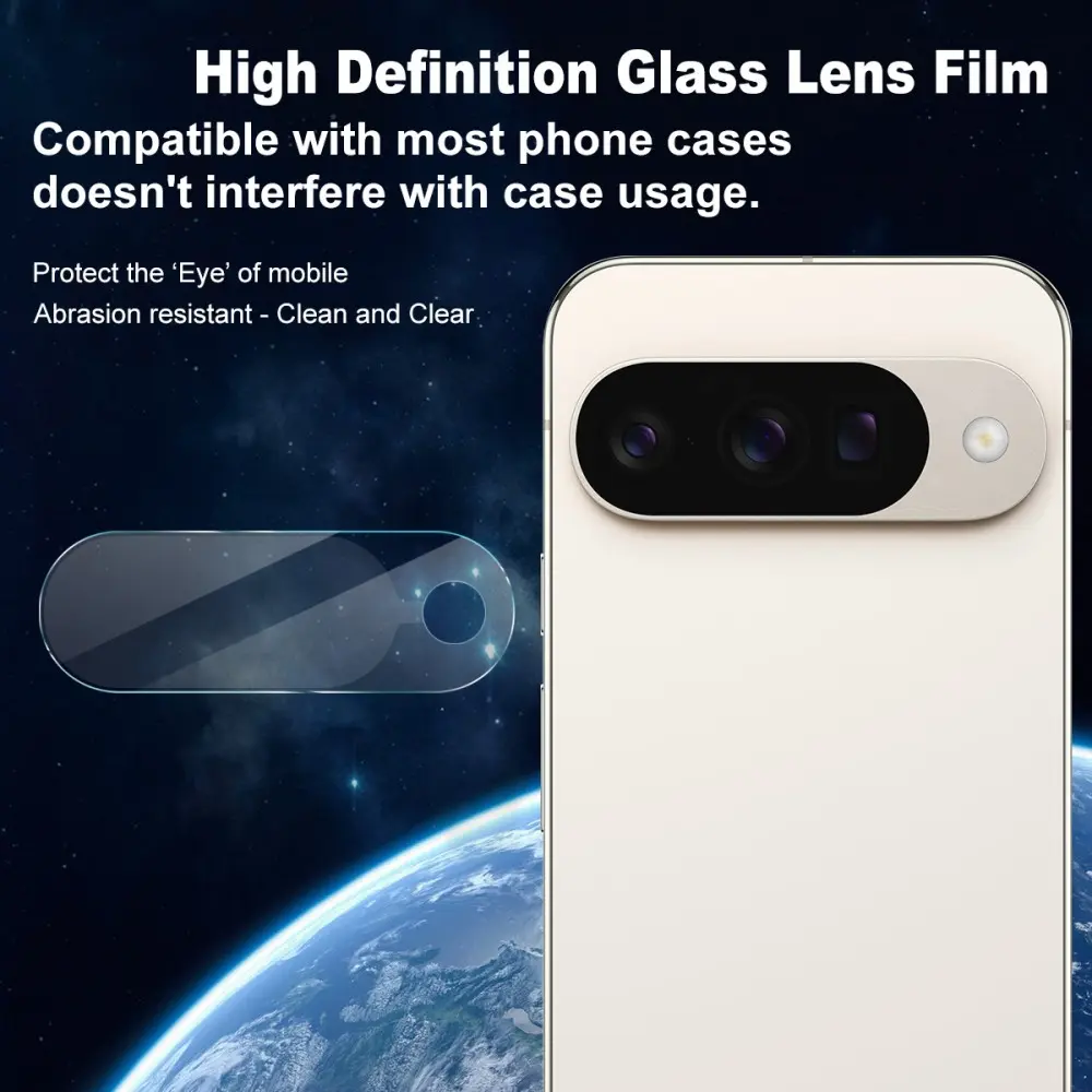 Härdat Glas Kameraskydd Google Pixel 10 transparent