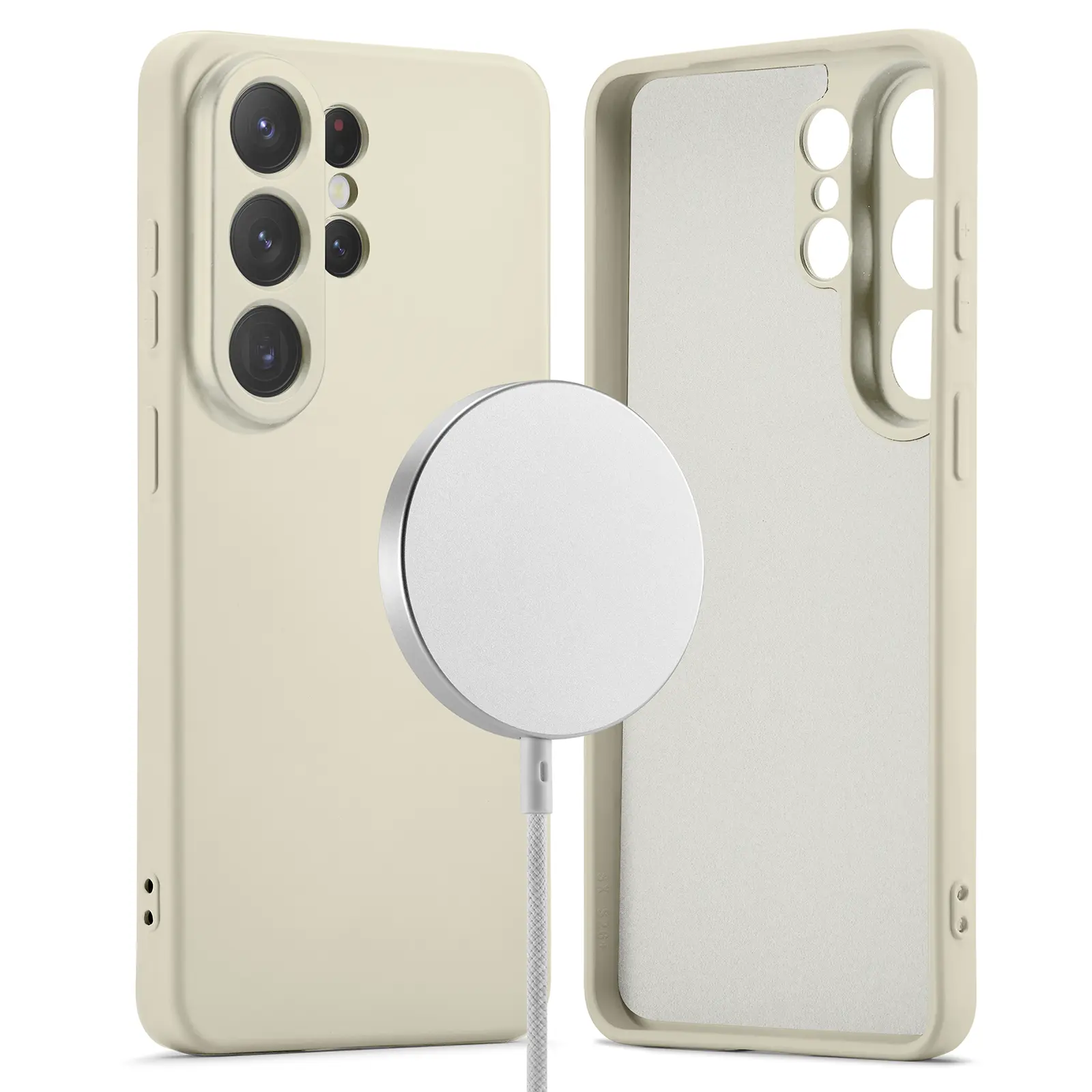 TPU Cover MagSafe Samsung Galaxy S26 Ultra Beige