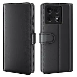 Xiaomi 14T Slankt mobiletui i ægte læder, Sort