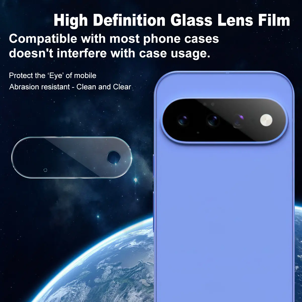 Härdat Glas Kameraskydd Google Pixel 11 transparent