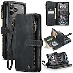 Zipper Wallet iPhone 17 Pro Sort