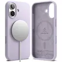 Silicone Magnetic Case iPhone 17 Light Purple