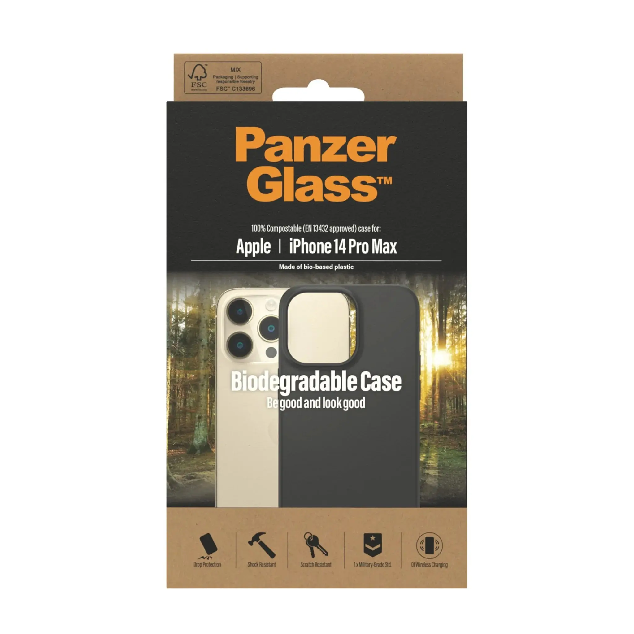 iPhone 14 Pro Max Biodegradable Case Black