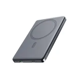 Trådløs Magnetisk Ultra Slim Powerbank 5000mAh 20W Svart