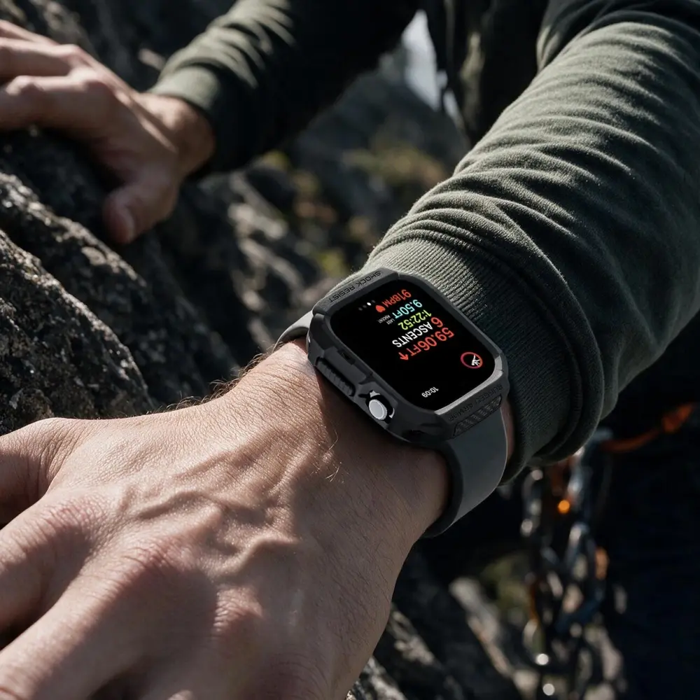Apple Watch Series 12 42mm Case Rugged Armor Black