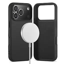 iPhone 17 Pro MagSafe-suojakuori TPU:sta, Musta