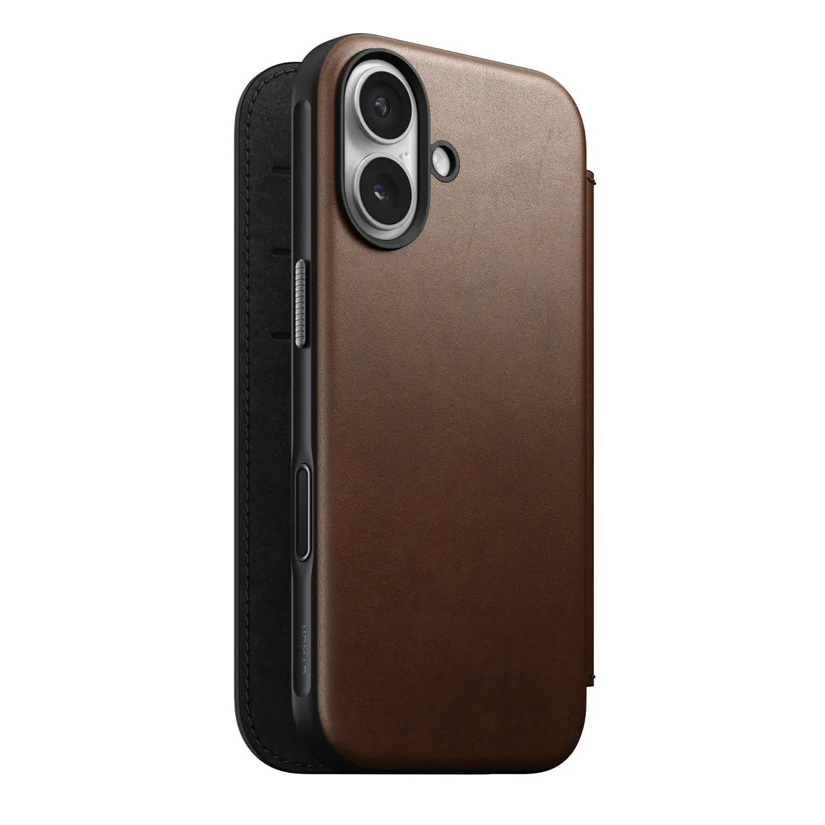 iPhone 17 Modern Leather Folio MagSafe Brown