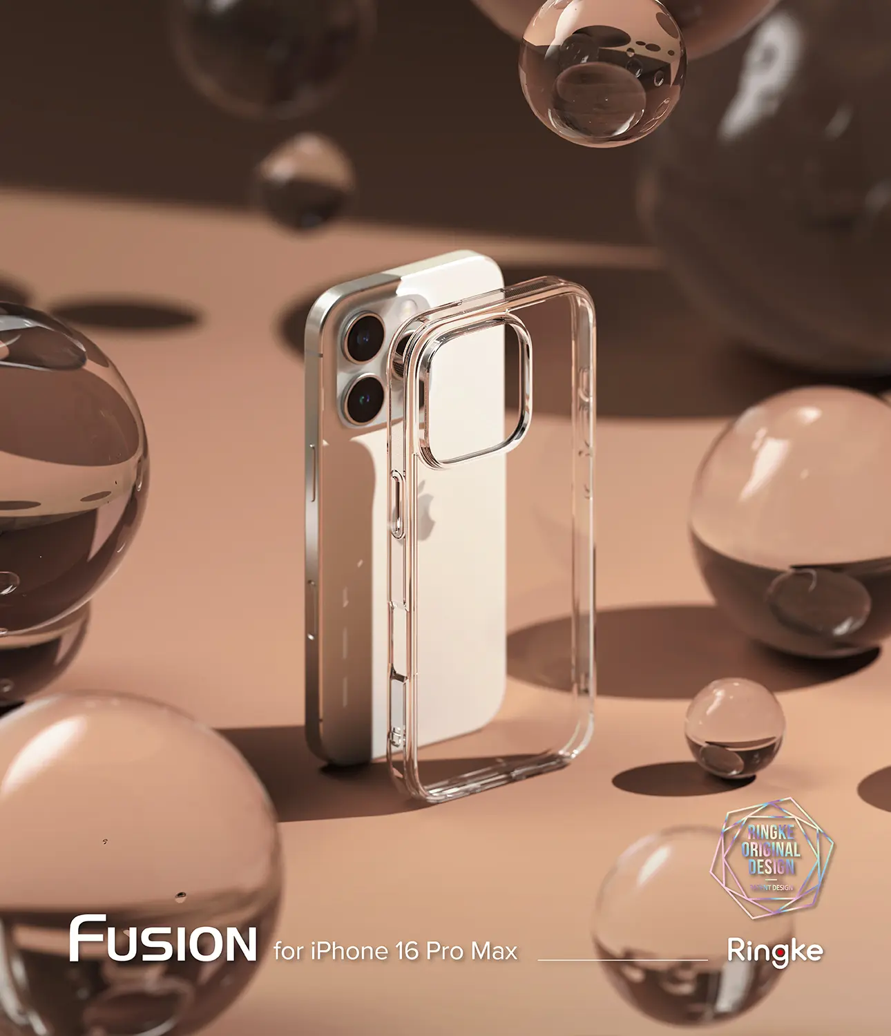 Fusion Case iPhone 16 Pro Max Genomskinlig