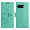 Læderetui Sommerfugle Google Pixel 9a Grøn