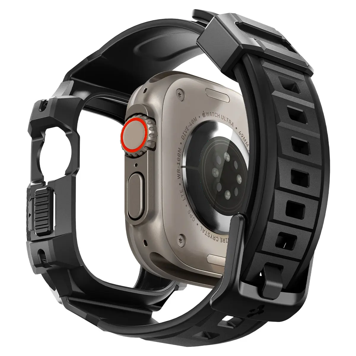 Apple Watch Ultra 49mm 3rd Gen Case Rugged Armor Pro Black