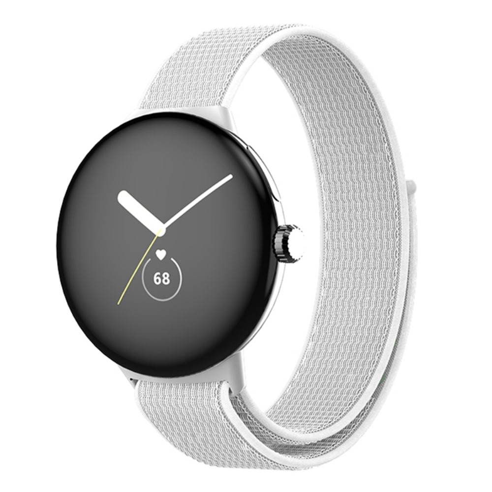 Nailonranneke Google Pixel Watch Valkoinen