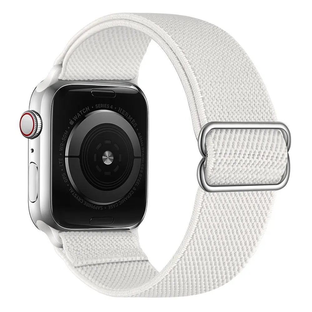 Apple Watch Ultra 49mm 2nd Gen Armbånd i elastik, Hvid