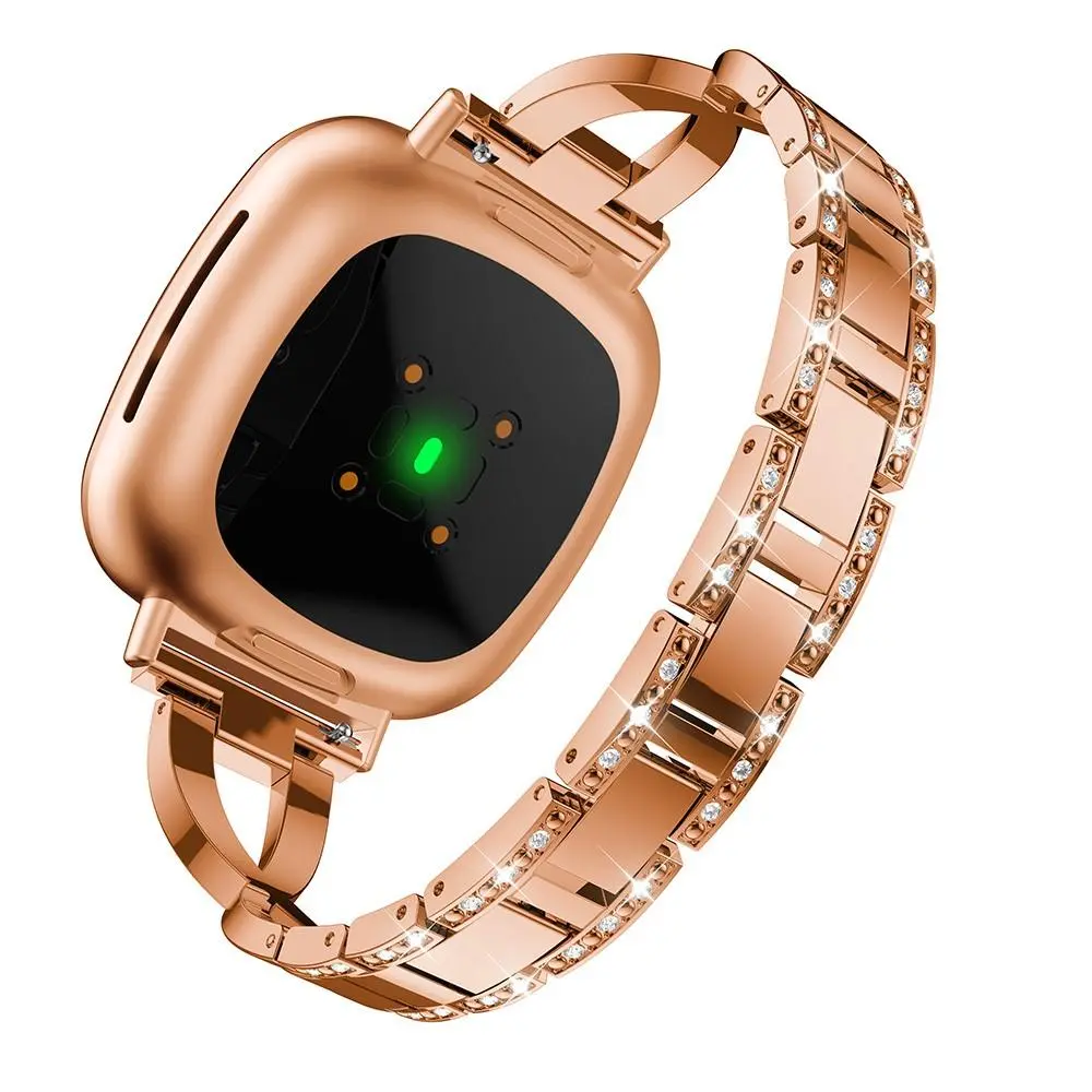 Crystal Bracelet Fitbit Versa 3/Sense Roséguld