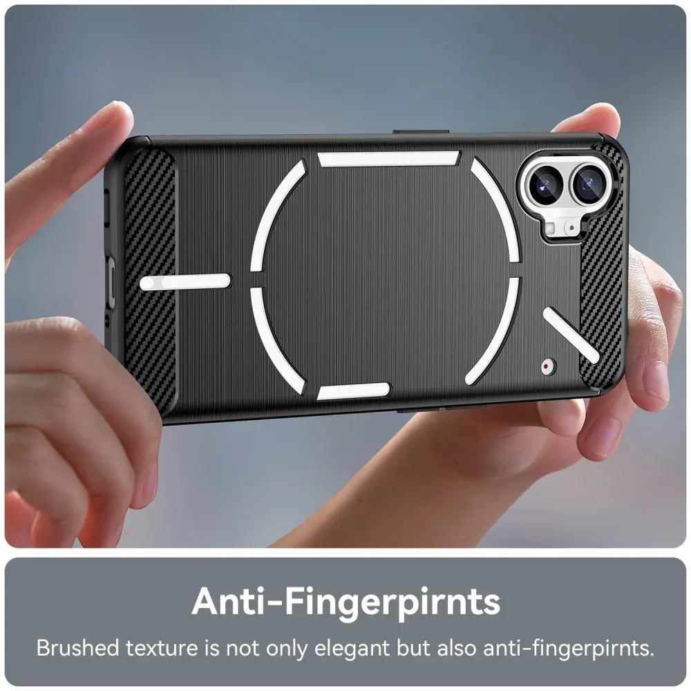 Nothing Phone 1 Skal TPU Brushed Svart