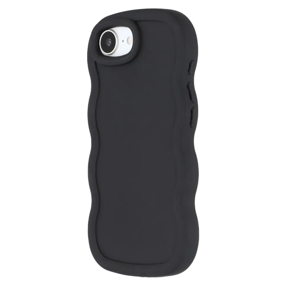 Wavy Edge TPU Skal iPhone 17e Svart