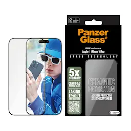 iPhone 16 Pro Ceramic skærmbeskytter med installationsramme - Ultra Wide Fit