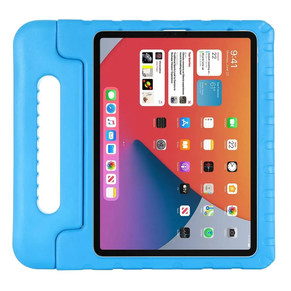 Stöttåligt EVA Skal Apple iPad Air 10.9 5th Gen (2022) Blå