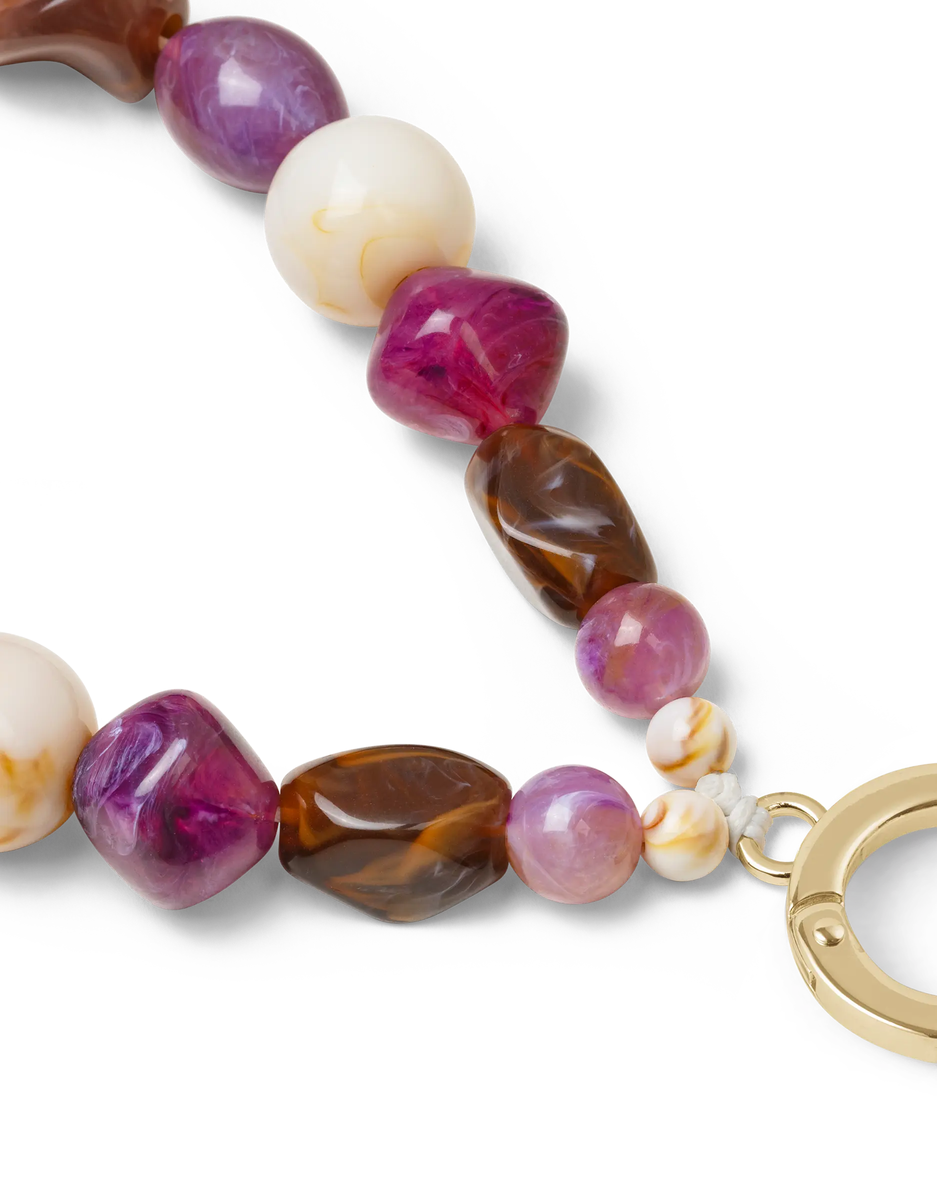 Phone Wristlet Strap Boho Desert Plum