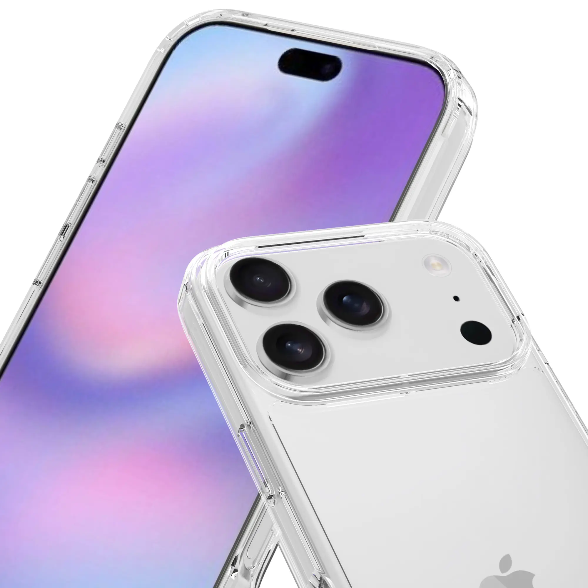 Hybridskal iPhone 18 Pro Max Genomskinlig
