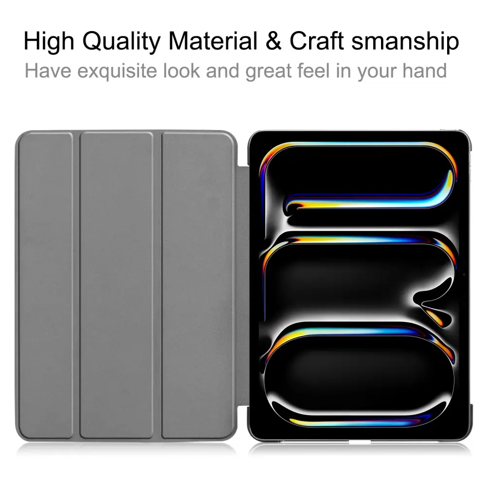 Fodral Tri-fold Apple iPad Pro 13 7th Gen (2024) Svart