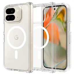 Hybridcover MagSafe Google Pixel 9 Pro Fold Gennemsigtig
