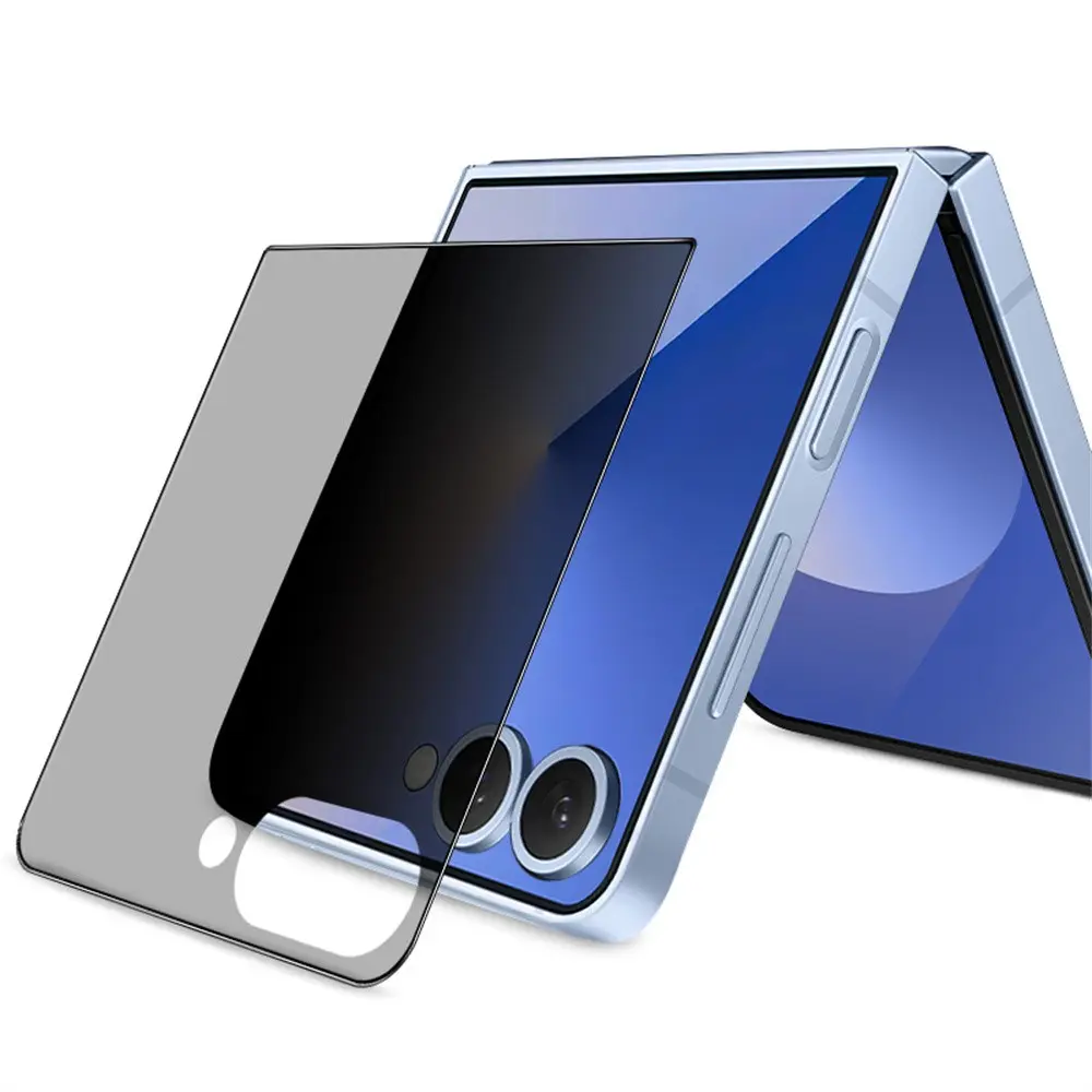 Privacy Härdat Glas Ytterskärmskydd Samsung Galaxy Z Flip 8